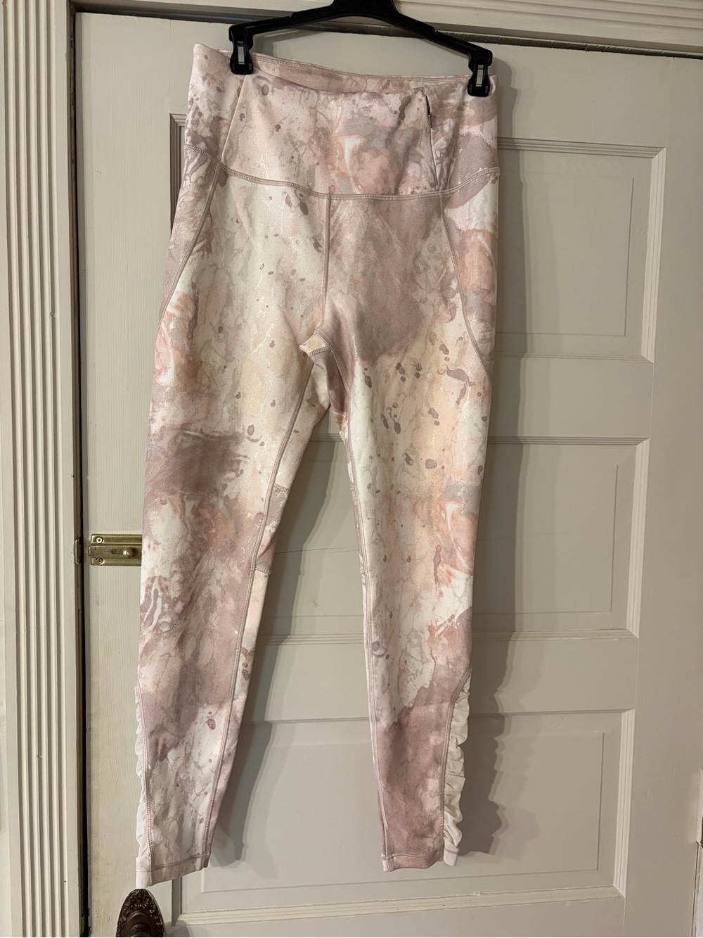 CALIA by Carrie Underwood Pink Marble High-Rise Leggings
